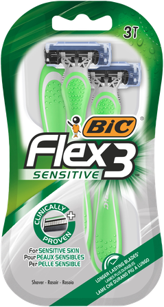 BIC Flex 3 Sensitive disposable razors, 3 pcs.