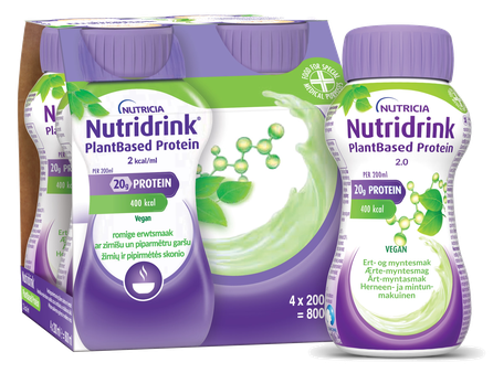 NUTRICIA Nutridrink PlantBased (Pea-Mint) 200 ml , 4 pcs.