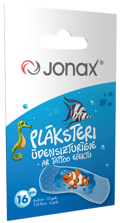 JONAX Tattoo plāksteris, 16 gab.