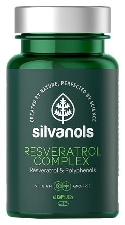 SILVANOLS Premium Resveratrol Complex kapsulas, 60 gab.