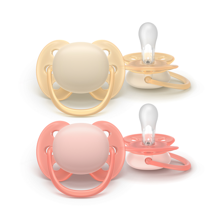PHILIPS Avent Ultra Soft 0-6 m māneklītis, 2 gab.
