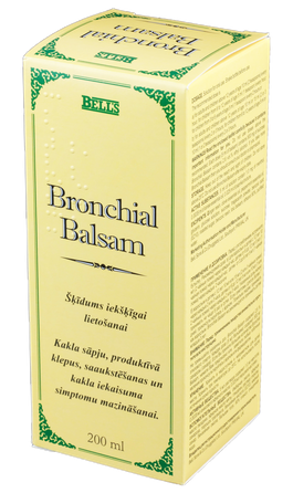 BRONCHIAL Balsam balzams, 200 ml
