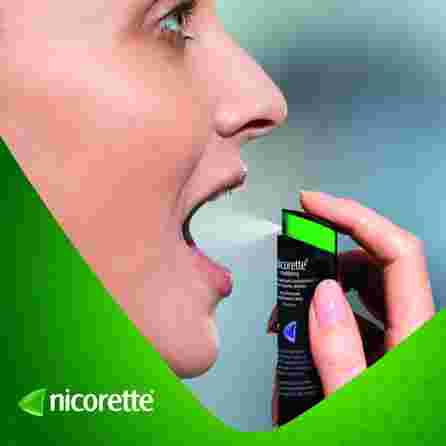 NICORETTE   Coolberry 1 mg/devā aerosols, 13.2 ml