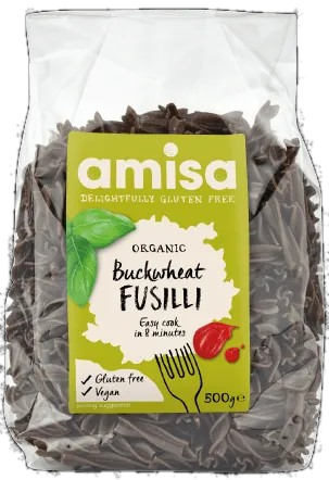 AMISA Bio Fusilli pasta, 500 g