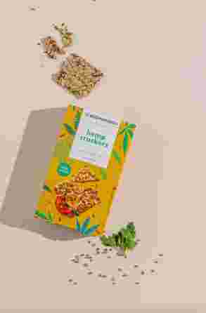 THE BEGINNINGS Hemp  crackers, 80 g