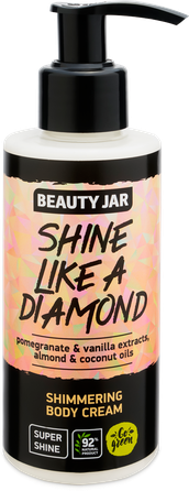 BEAUTY JAR Shine Like A Diamond body cream, 150 ml