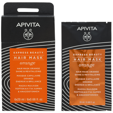 APIVITA Express Beauty Shine & Revitalizing With Orange maska matiem, 20 ml
