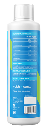 VPLAB  l-Carnitine Со Вкусом Тропических Фруктов концентрат, 500 мл