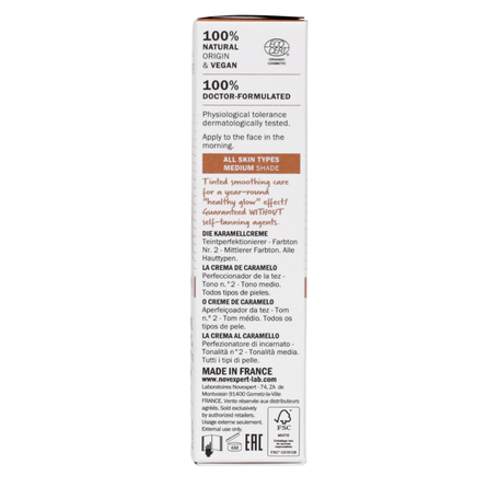 NOVEXPERT  The Caramel Cream Golden Radiance Nr.2 Pro Melanine BB face cream, 30 ml