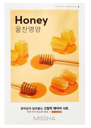 MISSHA Airy Fit Mask Honey sejas maska, 19 g