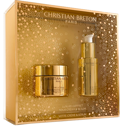 CHRISTIAN BRETON Coffret Blue Top Ultimate Regenerating Day cream+Ultimate Lifting serum gift set, 1 pcs.