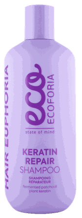 ECOFORIA Hair Euphoria Keratin Repair šampūns, 400 ml