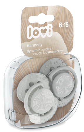 LOVI Harmony Boy, 6-18 m soother, 2 pcs.