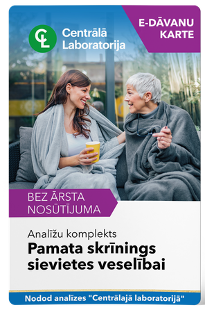 CENTRĀLĀ LABORATORIJA General Health Screening for Women test package, 1 pcs.