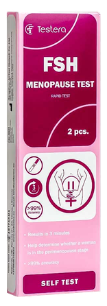 TESTERA FSH Menopause tests, 2 gab.