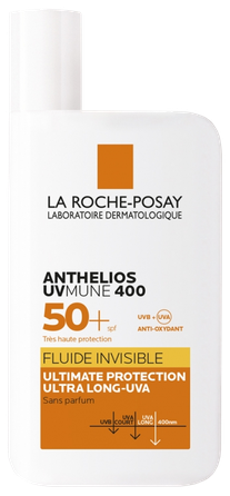LA ROCHE-POSAY Anthelios UVmune 400 Invisible Fluid SPF50 + sunscreen, 50 ml
