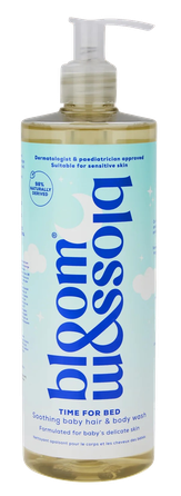 BLOOM & BLOSSOM Time for Bed Baby šampūns un mazgāšanās līdzeklis, 500 ml