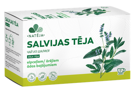 NATĒJA Шалфей 1,2 г чай в пакетиках, 24 шт.
