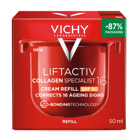 VICHY Liftactiv Collagen SPF50 Refill face cream, 50 ml