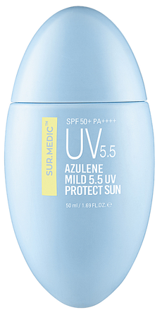 SUR.MEDIC Azulene Mild 5.5 UV Protect Sun SPF 50+ saules aizsargkrēms, 50 ml