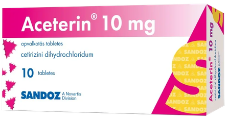 ACETERIN 10 mg pills, 10 pcs.