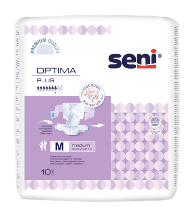 SENI Optima Plus M (70-105 cm) diapers, 10 pcs.