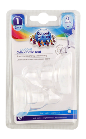 CANPOL  Babies Size 1 3+ months pacifier, 2 pcs.