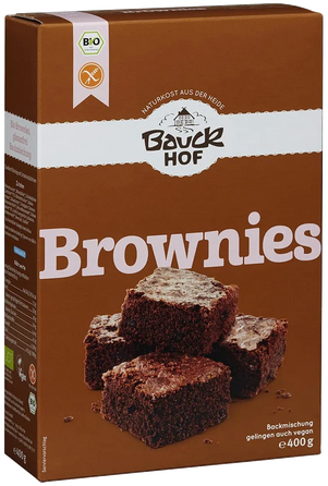 BAUCK HOF Organic Brownies, gluten free mixture, 400 g