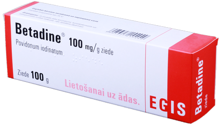 BETADINE 10% ziede, 100 g