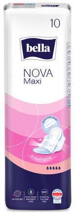 BELLA Nova Maxi Soft higiēniskās paketes, 10 gab.
