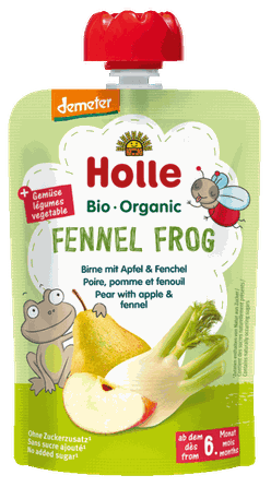 HOLLE Pear, apple and fennel puree, 100 g