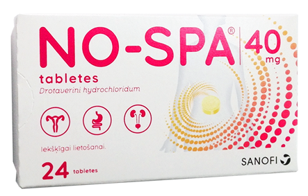 NO-SPA 40 mg pills, 24 pcs.