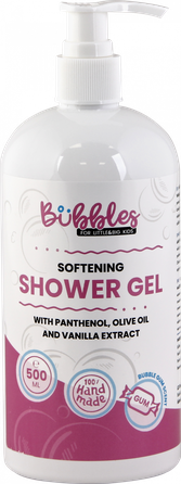BUBBLES Softening dušas želeja, 500 ml