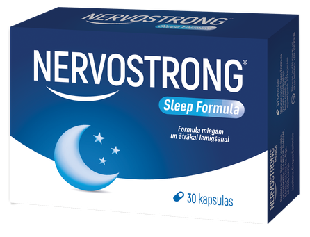 NERVOSTRONG Sleep Formula kapsulas, 30 gab.