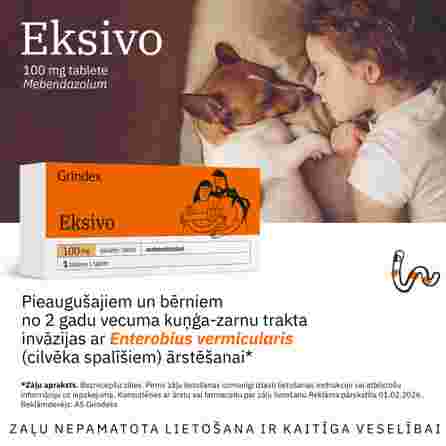 EKSIVO 100 mg pills, 1 pcs.