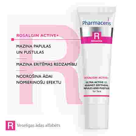 PHARMACERIS R Rosalgin Active+ для лица гель, 30 мл