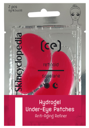 SKINCYCLOPEDIA With Retinol, Squalane, Hyaluronic Acid and Collagen acu spilventiņi, 2 gab.
