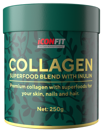 ICONFIT Collagen Superfoods - Gooseberry Blackcurrant maisījums, 250 g