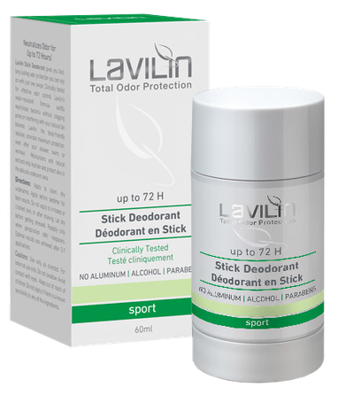 LAVILIN Deo 72H Stick Sport antiperspirants, 60 ml