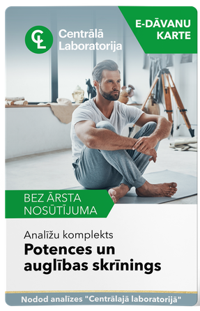 CENTRĀLĀ LABORATORIJA Potences un auglības skrīnings analīžu komplekts, 1 gab.
