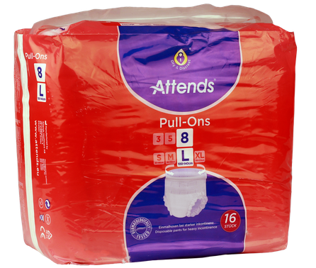 ATTENDS Pull-Ons L/8 biksītes, 16 gab.