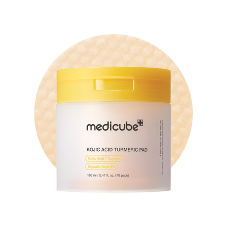 MEDICUBE Kojic Acid Turmeric pads, 70 pcs.
