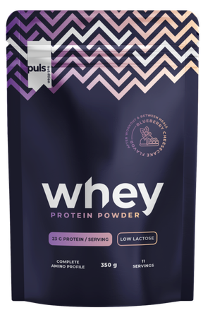 PULS NUTRITION Whey Protein Blueberry Cheesecake Low Lactose powder, 350 g