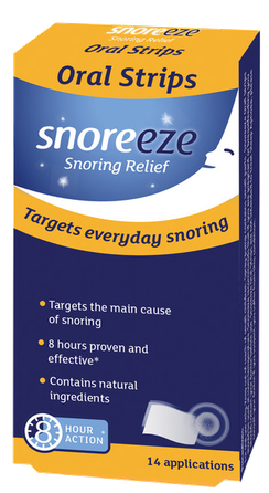 SNOREEZE против храпа нёбные растворимые во рту пластинки, 14 шт.