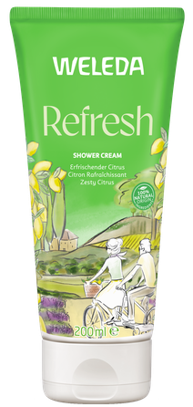 WELEDA Refresh shower cream, 200 ml