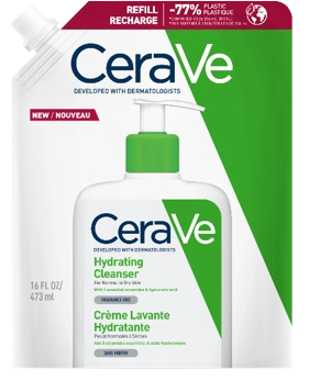 CERAVE Hydrating (refill) cleanser, 473 ml