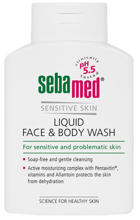 SEBAMED Liquid Face & Body attīrošs līdzeklis, 200 ml
