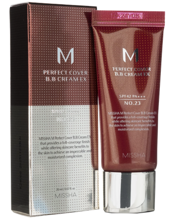 MISSHA M Perfect Cover BB SPF42 NO.23 Natural Beige sejas krēms, 20 ml