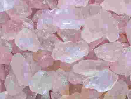 CRYSTALLOVE Rose Quartz matu sprādze, 1 gab.