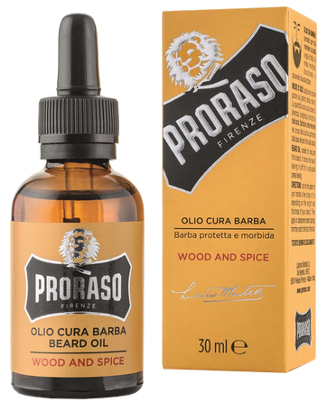 PRORASO Wood and Spice eļļa bārdai, 30 ml